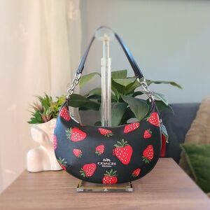 Coach Payton Hobo 18 with Strawberry Print (NWOT)